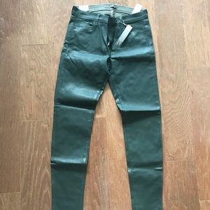 J brand coated skinny jeans